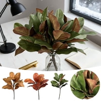 22'' Realistic Southern Magnolia Branches, Real Touch Leaves, Artificial Magnolia Picks for Home Décor