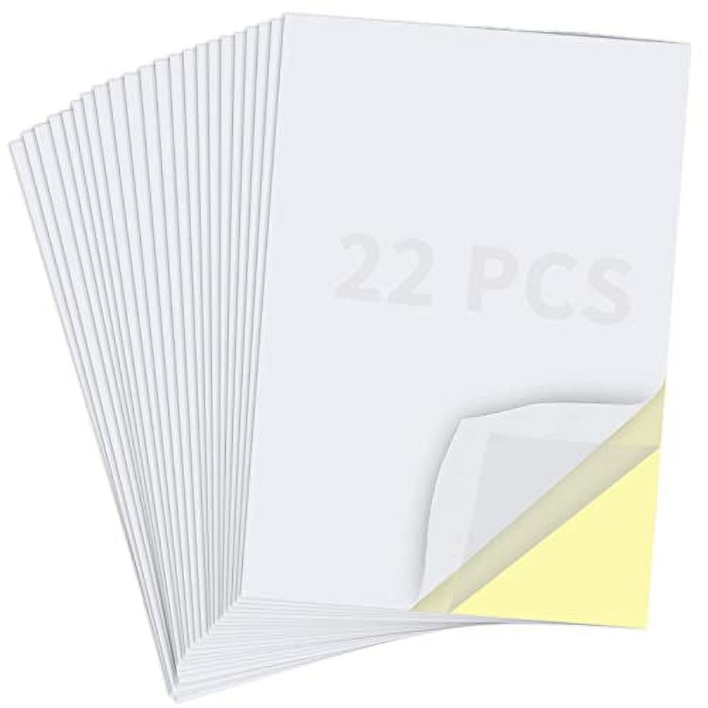 22 Sheets Clear Double Sided Adhesive Tape Sheets for Craft,A4 Size ...