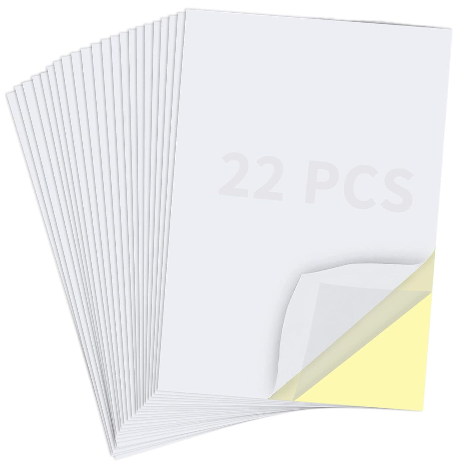 22 Sheets Clear Double Sided Adhesive Tape Sheets for Craft,Sticky ...