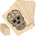 22 Sheets Tattoo Practice Skin 8x6" Silicone Fake Tattoo Skin Double Sided Microblading Practice