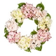 thumbnail image 1 of 22" Spring Hydrangea Wreath, 1 of 1