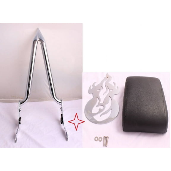 22" TALL BACKREST SISSY BAR 4 HARLEY TOURING ROAD KING STREET GLIDE ULTRA 09-UP