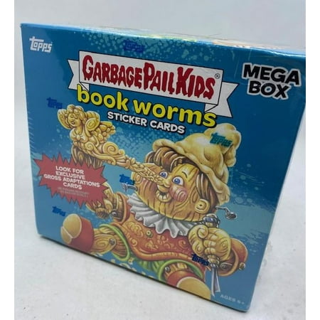 22 TOPPS GARBAGE PAIL KIDS SERIES 1 BOOK WORMS TOY MEGA BOX