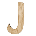 thumbnail image 1 of 22" Tall Birch Wood Letter J | 1/4" Thick | Wood Craft Letter | American Font, 1 of 3