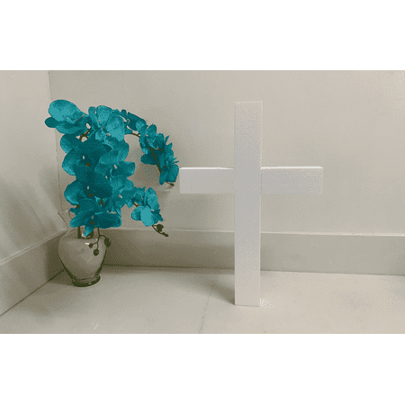 22" Tall Hard Foam Cross for Decor or Religious Centerpiece With Thick and Thin Variations-1.5" thick