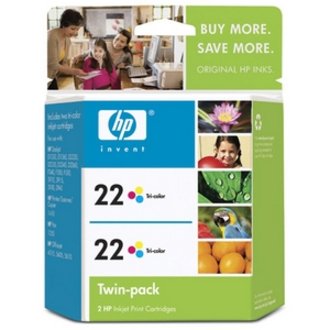22 Twinpack Tri-color Ink Cartridge