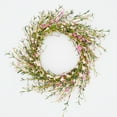 thumbnail image 1 of 22" Two-Tone Pink Buttercup Wreath, 1 of 4
