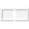 thumbnail image 1 of 22"W x 11"H x 3"ID x 7 1/2"C x 1"P Rectangle Architectural Grade PVC Contemporary Ceiling Medallion, Two Piece, 1 of 11