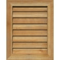 thumbnail image 1 of 22"W x 18"H Rectangle Gable Vent (27"W x 23"H Frame Size): Unfinished, Non-Functional, Rough Sawn Western Red Cedar Gable Vent w/ Decorative Face Frame, 1 of 6