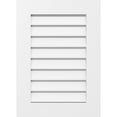 thumbnail image 1 of 22"W x 32"H Rectangle Surface Mount PVC Gable Vent: Non-Functional, w/ 3-1/2"W x 1"P Standard Frame, 1 of 13