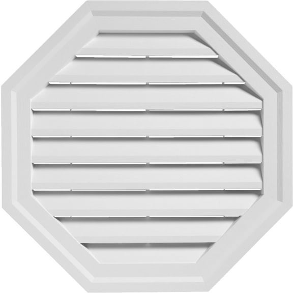 22" WHITE OCT GABLE VENT OCTGV PW