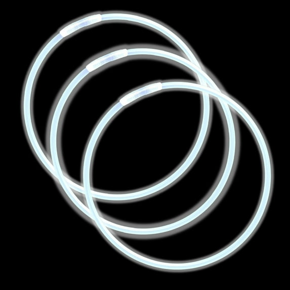 22" White Glow Necklace