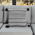 thumbnail image 1 of 22" X 22" Throw Pillow for couch with Tassels-Winter, 1 of 4