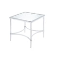 thumbnail image 1 of 22" X 22" X 24" Chrome And Mirrored End Table, 1 of 2