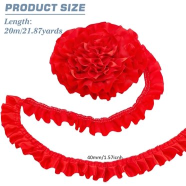 Ruffle Lace Trim YYCRAFT 11 Yards Satin Ruffle Trim Fabric Trims And Embellishments By The 505218