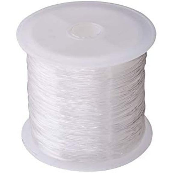 22 Yards 0.5mm Clear Invisible Craft Nylon Thread Monofilament Bead String Cord for Jewelry DIY Making Bracelet Hanging Decoration
