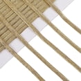 thumbnail image 1 of 22 Yards Flat Gold Elastic Band Glitter Metallic Elastic Cords 0.2 Inch Strip Strap Elasticity Knit String Ribbon for Sewing Crafts Skirt Waistband Dress Making Clothing Gold, 1 of 9