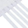 thumbnail image 1 of 22 Yards White Picot Edge Stretch Lace 7/8 Inch Frilly Elastic Headbands Lingerie Stretch Lace Trim Webbing Crocheted Cord Ribbon DIY, 1 of 9