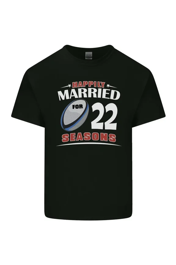 22 Year Wedding Anniversary 22Nd Rugby T-Shirt