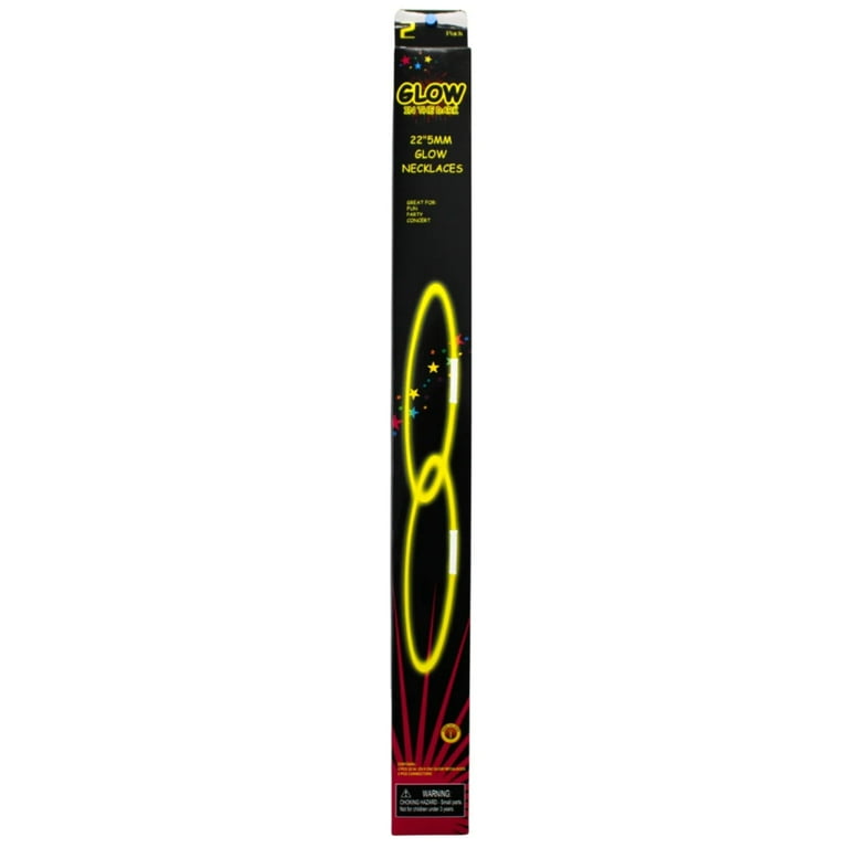 Yellow glow necklaces outlet