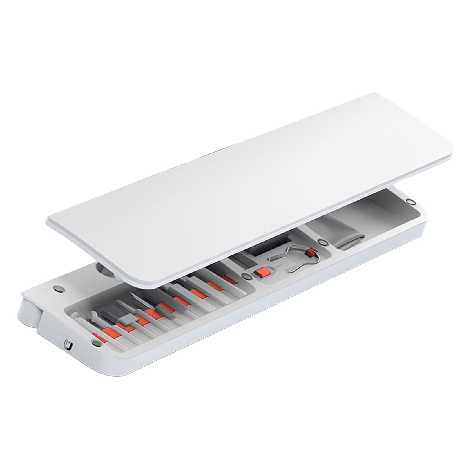 22 in 1 Cleaning Kits Equipped Keyboards Wrist Rest Featuring Ergonomic Support and Hiddens Storage for Home Office