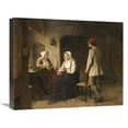 thumbnail image 1 of 22 in. A Peasant Woman Spinning in an Interior Art Print - Sven Victor Helander, 1 of 1
