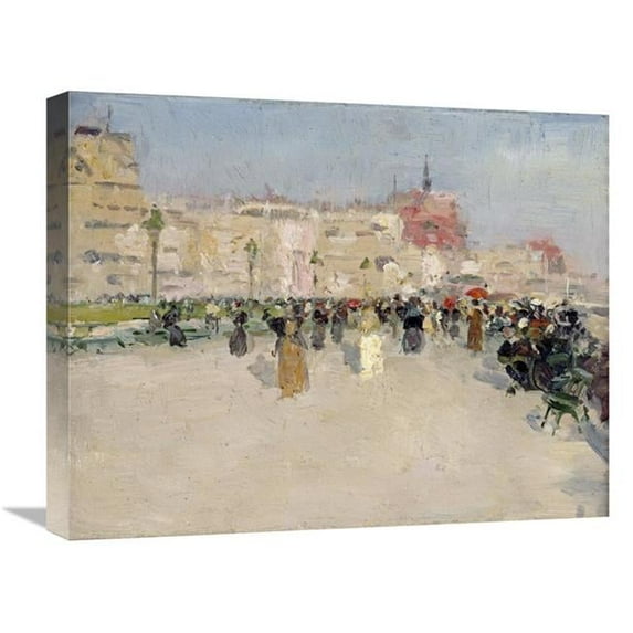 22 in. A Seaside Promenade Art Print - Walter Frederick Osborne