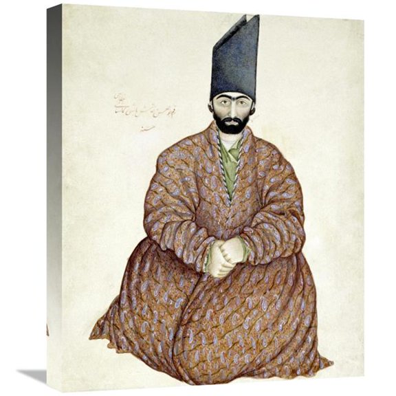 22 in. A Seated Nobleman Art Print - Abul Hasan Ghaffari