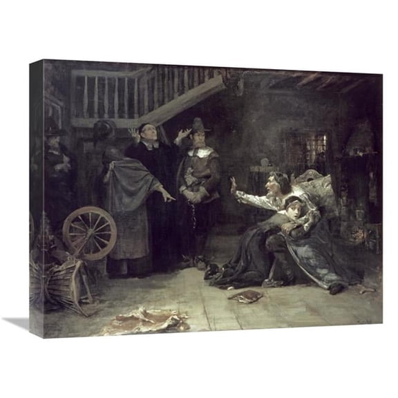 22 in. Accused of Witchcraft Art Print - Douglas Volk
