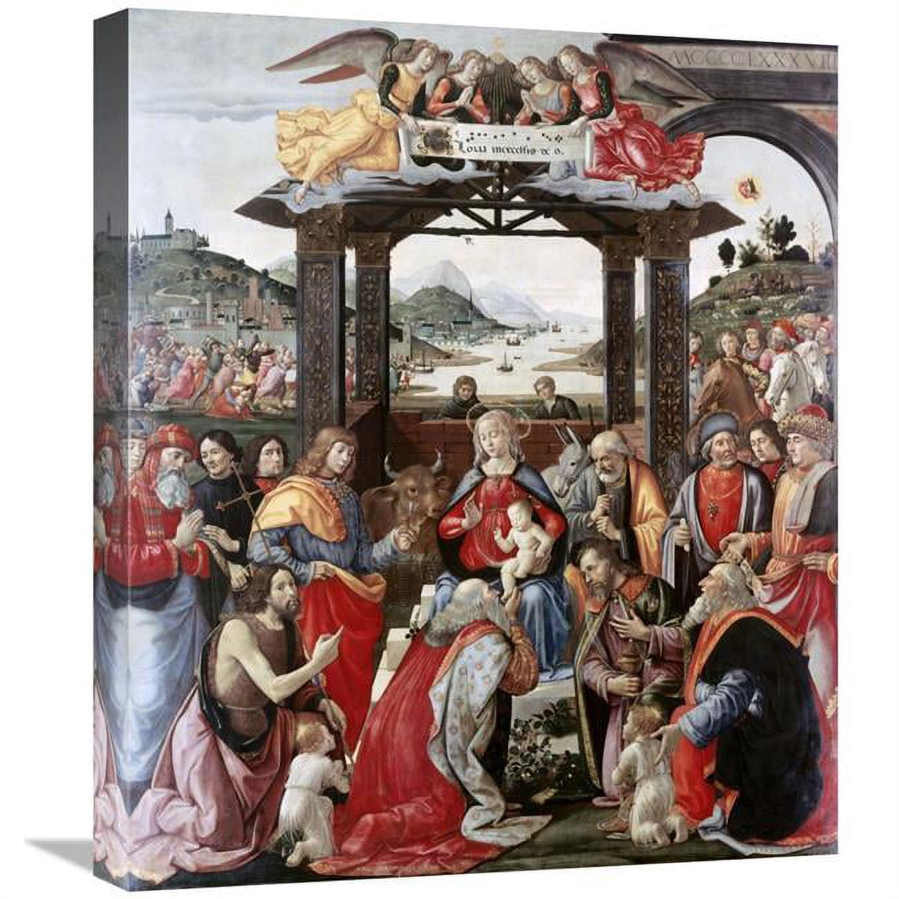 22 in. Adoration of the Magi Art Print - Domenico Ghirlandaio - Walmart.com