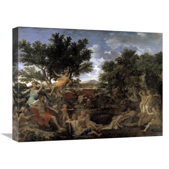 22 in. Apollo & Daphne Art Print - Nicolas Poussin