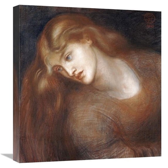 22 in. Aspecta Medusa Art Print - Dante Gabriel Rossetti