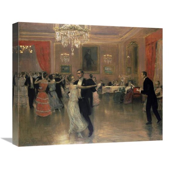 22 in. At the Ball Art Print - Frederick Vezin