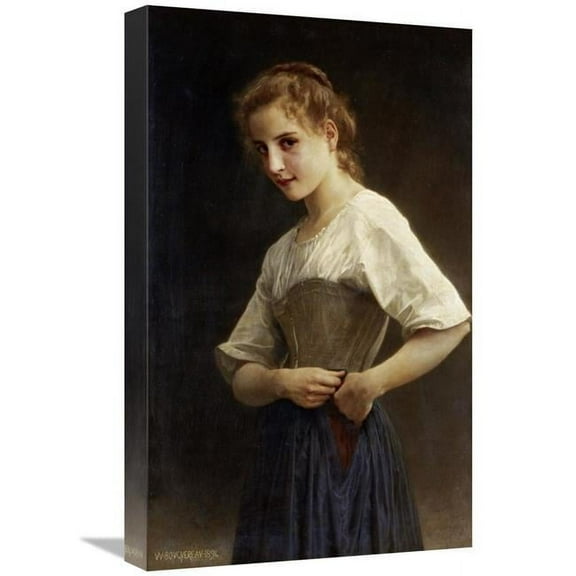22 in. At the Start of the Day Art Print - William-Adolphe Bouguereau