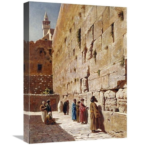 22 in. At the Wailing Wall Art Print - Charles Robertson