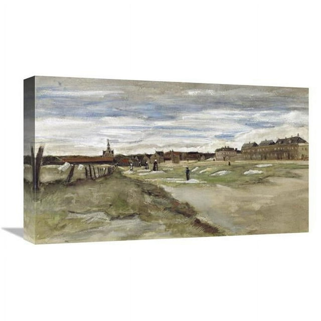 22 in. Bleachery at Scheveningen Art Print Vincent van Gogh