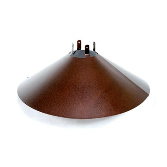 22 in. Bronze Color Wrap Around 4x4 Post Mount Baffle