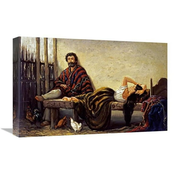 22 in. China Descansando Art Print - Juan Leon Palliere