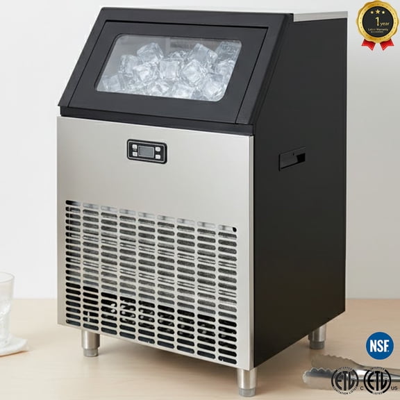 264 lb/day Commercial Ice Maker for Restaurants & Bars – l Ice Maker for Restaurants & Bars, NSF Certified, 110V