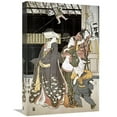 thumbnail image 1 of 22 in. Customs of the Year - New Years, Kite Flying Art Print - Utagawa Toyokuni, 1 of 1
