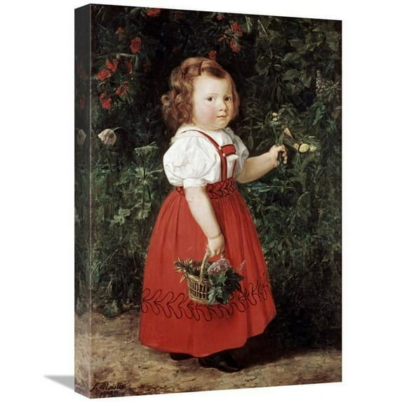 22 in. Emma, Daughter of the Artist Art Print - Simon Meister