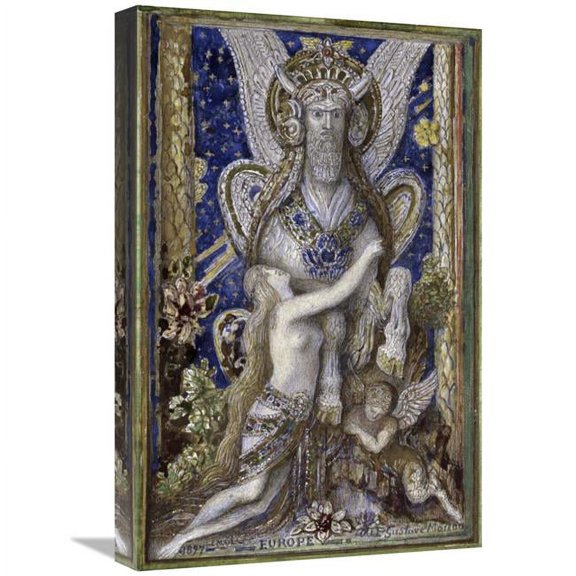 22 in. Europa Art Print - Gustave Moreau