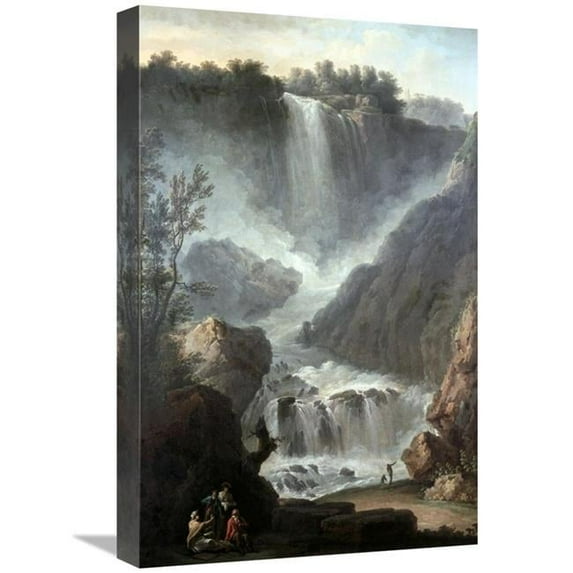 22 in. Falls of Terni Art Print - Claude-Joseph Vernet