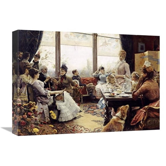 22 in. Five Oclock Tea Art Print - Julius Leblanc Stewart