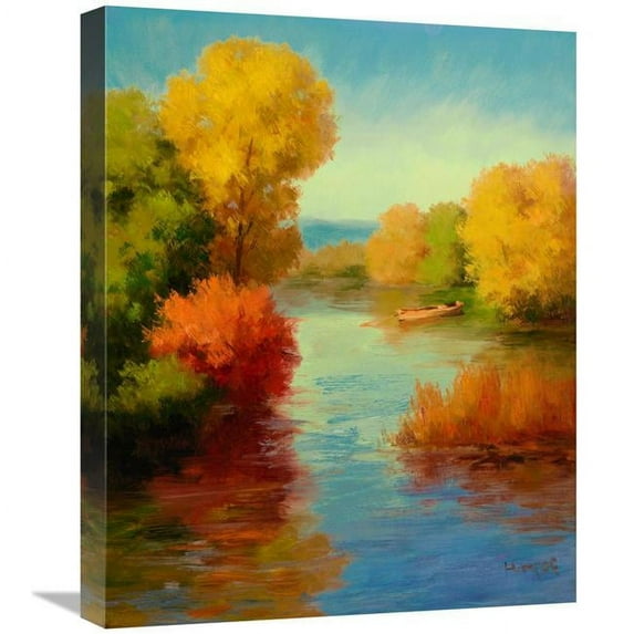 22 in. French Canal I Art Print - Dupre