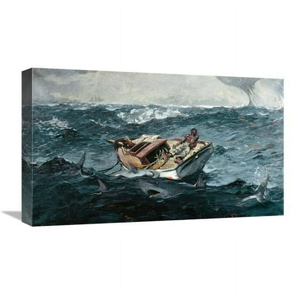 22 in. Gulf Stream Art Print - Winslow Homer