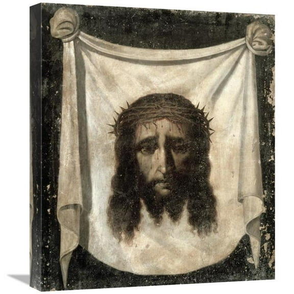 22 in. Holy Face - La Santa Faz Art Print - Francisco De Zurbaran