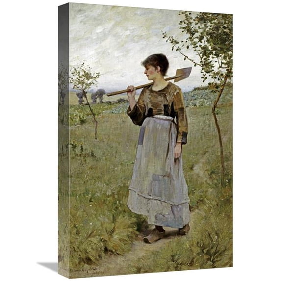 22 in. Home from the Fields Art Print - Charles Sprague Pearce