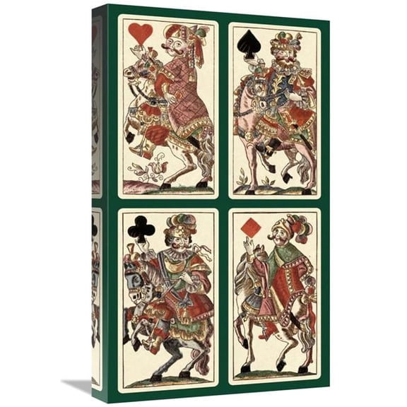 22 in. Knights - Bauern Hochzeit Deck Art Print - Andreas Benedictus Gobl