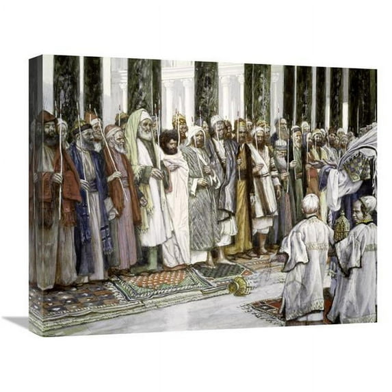 22 in. Legend of the Tests of Suitors of the Holy Virgin Art Print - James Tissot